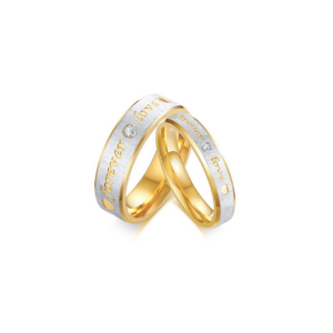 0.17 Carat Diamond Love Forever Design Ring