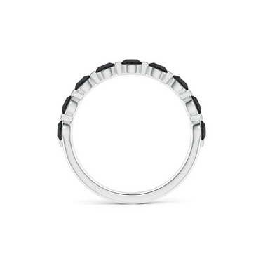 1.3 Ct Floating Wedding Band For Women In Sterling Silver