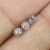 3 Carat Gray Diamond Faceted Beads Lot 