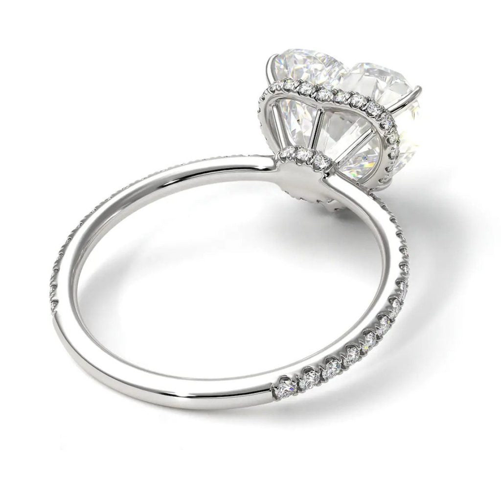 Valentine’s Day Heart Ring With 1 Carat Diamond