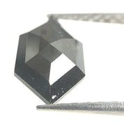 1 To 3 Carat Elongated Hexagon Diamond Loose Black Diamonds