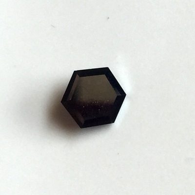 1 Ct To 3 Ct Hexagonal Shape Real Black Diamond