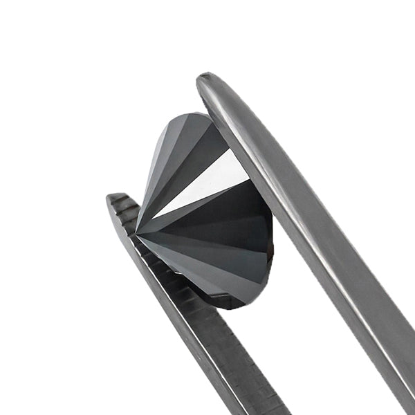 1 Carat Round Cut Calibrated Black Diamond Lot