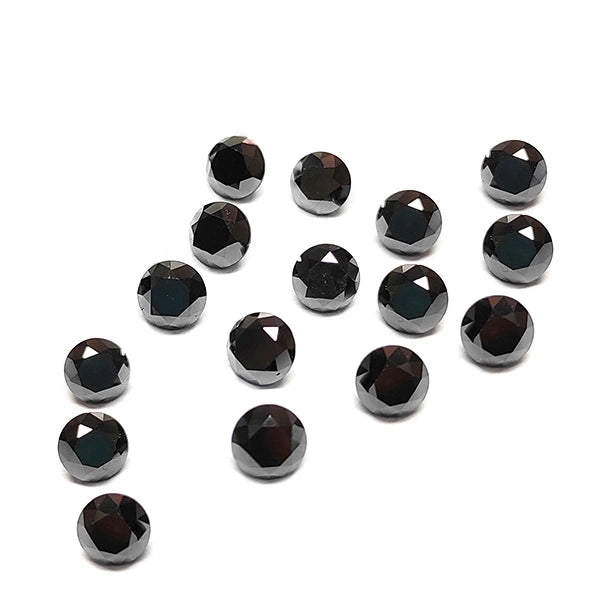 1 Carat Calibrated Loose Black Diamonds Lot