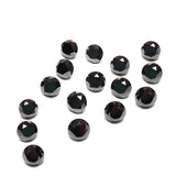1 Carat Calibrated Loose Black Diamonds Lot