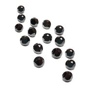1 Carat Calibrated Loose Black Diamonds Lot