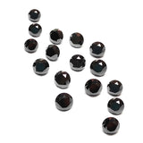 1 Carat 2.20 MM - 2.50 MM Round Cut Black Diamond Lot