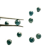 3 Ct Loose Blue Faceted Diamond Beads Lot