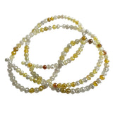 24 Inch Multi Color Diamond Beads Necklace