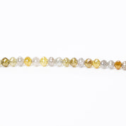 24 Inch Natural Multi Color Diamond Beads Necklace