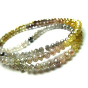 7 Inch Multi Color Diamond Beads Bracelet Strand