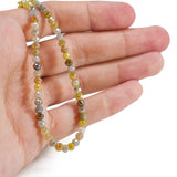 30 Inch Fancy Color Diamond Beads Necklace