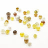 3 Carat Mixed Color Diamond Faceted Beads Lot 