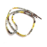 20 Inch Fancy Color Diamond Beads Necklace