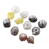 3 Carat Mixed Color Uncut Diamond Beads