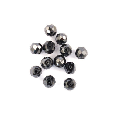 3 Ct Lot Loose Natural Black Diamond Faceted Beads