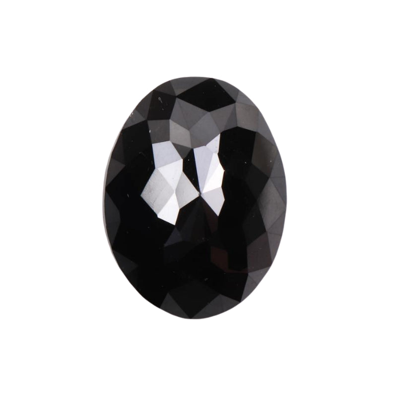 1 Carat Oval Cut Natural Black Diamond