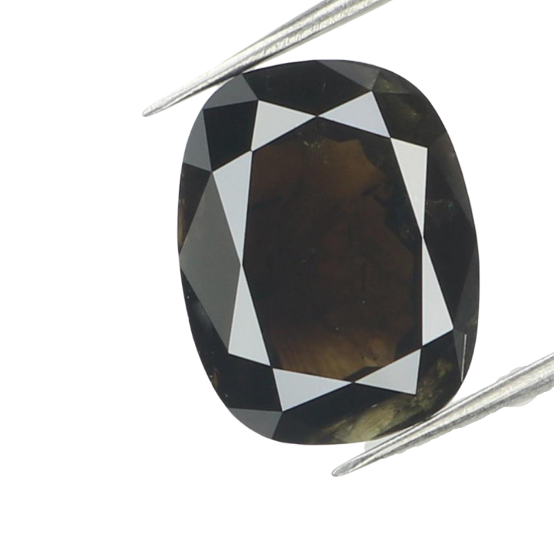 1 Carat Oval Cut Natural Black Diamond
