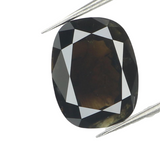 Natural 1 Carat Oval Cut Black Diamond