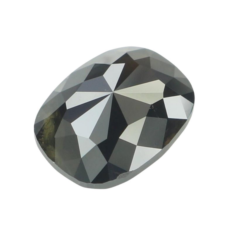 Loose 10 X 8 Mm Oval Cut Black Diamond