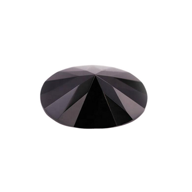 7 X 5 Mm Oval Cut Black Diamond