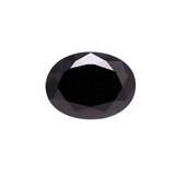 3.5 Carat 10 X 8 Mm Oval Cut Black Diamond