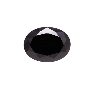 10 X 8 Mm Oval Cut Black Diamond