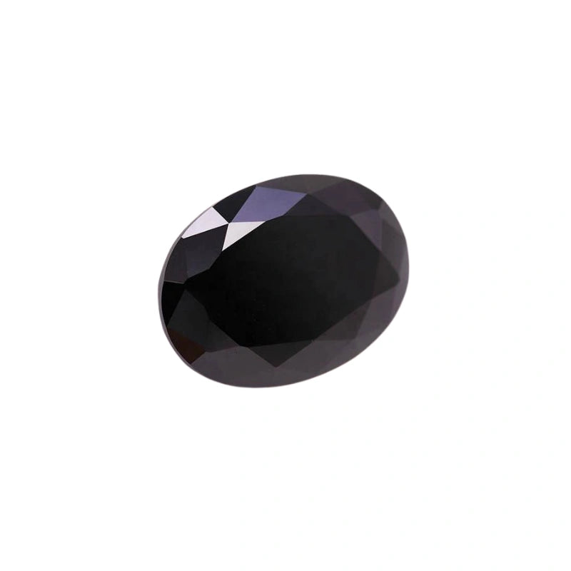 6 x 4 MM Oval Cut Natural Black Diamond