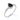 Classic 2.5 Carat Pear Black Diamond Milgrain Ring