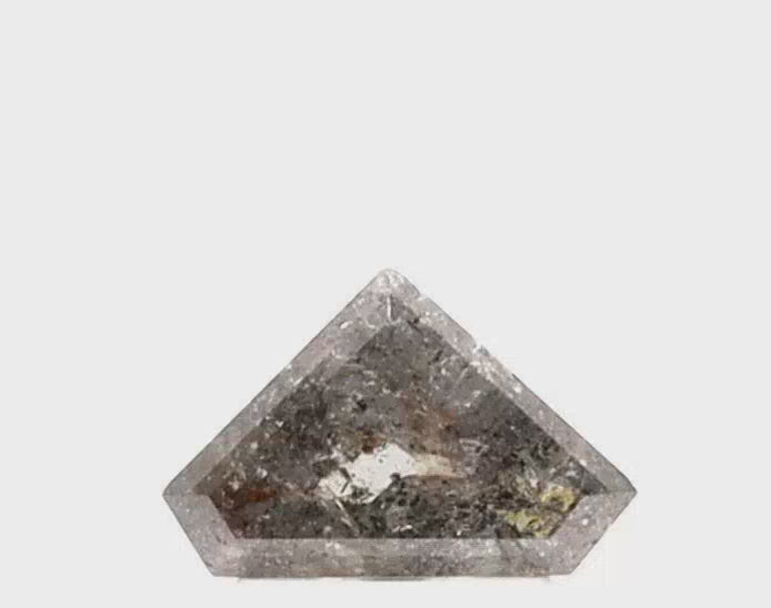 1.18 Ct Diamond Cut Salt and Pepper Diamond