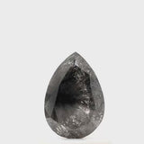 0.75 Carat Pear Shape Salt and Pepper Diamond