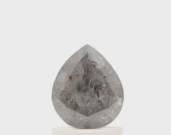1.20 Ct Pear Cut Salt and Pepper Diamond