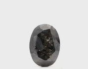 1.057 Ct Oval Cut Salt and Pepper Diamond
