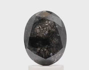2.16ct Oval Shape Salt and Pepper Diamond