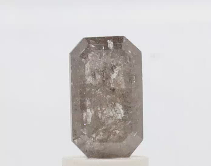 1.47 Ct Radiant Cut Salt And Pepper Diamond