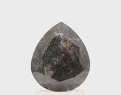 1.89 Ct Pear Cut Salt and Pepper Diamond