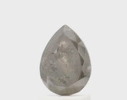 1.55 Ct Pear Shape Salt and Pepper Diamond