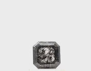 0.50 Carat Radiant Cut Salt And Pepper Diamond