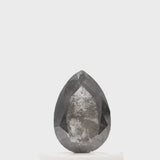 0.387 Ct Pear Shape Salt and Pepper Diamond