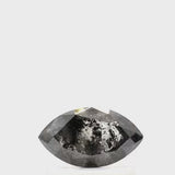 0.48 Carat Marquise Cut Salt and Pepper Diamond