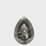 0.72 Ct Pear Shape Salt and Pepper Diamond