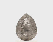 1.18 Ct Pear Cut Salt and Pepper Diamond