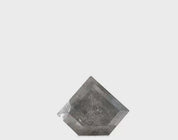 0.56 Carat Shield Cut Salt and Pepper Diamond