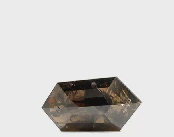 1.1 carat Shield Shape Salt and Pepper Diamond