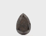 0.67 Ct Pear Shape Salt and Pepper Diamond