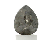 1.90 Carat Pear Cut Salt and Pepper Diamond