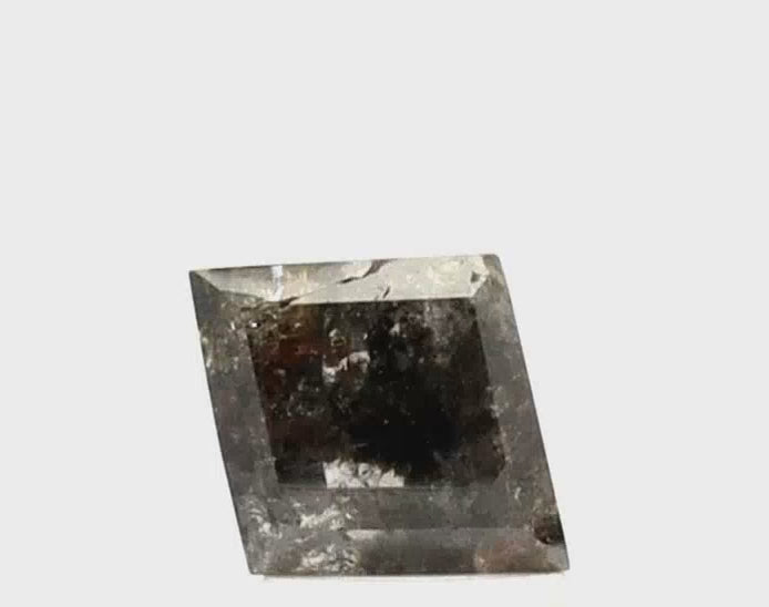 1.50 Ct Kite Shape Salt and Pepper Diamond