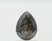 1.05 Ct Pear Shape Salt and Pepper Diamond