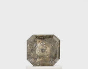0.95 Ct Asscher Cut Salt and Pepper Diamond