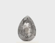 0.72 Ct Pear Cut Salt and Pepper Diamond